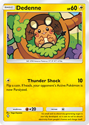 Dedenne Mythical Island Card List