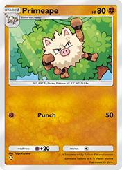Primape Mythical Island Card List