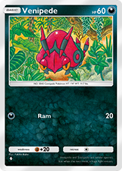 Venipede Mythical Island Card List