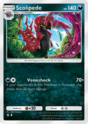 Scolipede Mythical Island Card List