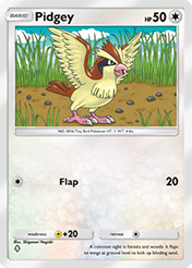 Pidgey Mythical Island Card List