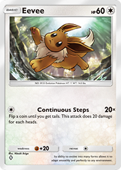 Eevee Mythical Island Card List