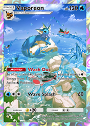 Vaporeon Mythical Island Card List