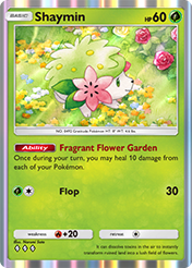 Shaymin Deluxe Pack EX Card List
