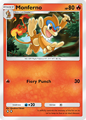 Monferno Deluxe Pack EX Card List