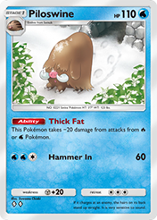Piloswine Space-Time Smackdown Card List