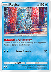 Regice Space-Time Smackdown Card List
