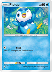 Piplup Space-Time Smackdown Pokemon Pocket Card