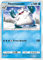Abomasnow Space-Time Smackdown Card List