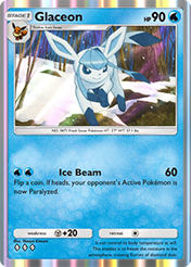 Glaceon Space-Time Smackdown Card List