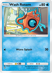 Wash Rotom Space-Time Smackdown Card List