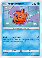 Frost Rotom Space-Time Smackdown Card List