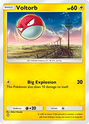 Voltorb Space-Time Smackdown Card List