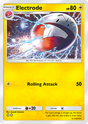 Electrode Space-Time Smackdown Card List