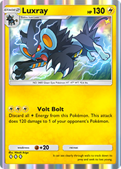 Luxray Space-Time Smackdown Card List