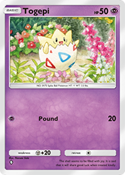 Togepi Space-Time Smackdown Pokemon Pocket Card