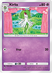 Kirlia Space-Time Smackdown Pokemon Pocket Card