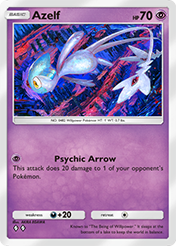 Azelf Space-Time Smackdown Card List