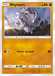 Rhyhorn Space-Time Smackdown Card List