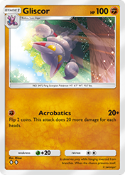 Gliscor Space-Time Smackdown Card List