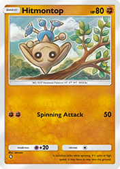 Hitmontop Space-Time Smackdown Pokemon Pocket Card