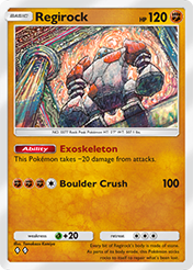 Regirock Space-Time Smackdown Card List