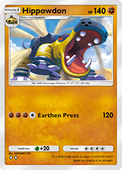Hippowdon Space-Time Smackdown Card List
