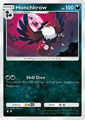 Honchkrow Space-Time Smackdown Card List