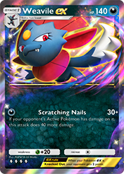 Weavile EX Deluxe Pack EX Card List