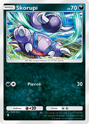 Skorupi Space-Time Smackdown Card List