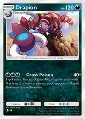 Drapion Space-Time Smackdown Card List
