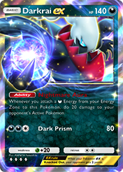 Darkrai EX Deluxe Pack EX Card List