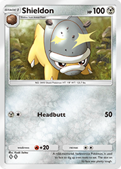 Shieldon Space-Time Smackdown Pokemon Pocket Card