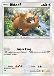 Bidoof Space-Time Smackdown Card List