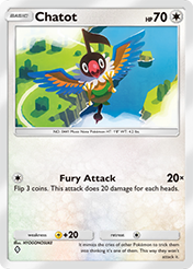 Chatot Space-Time Smackdown Pokemon Pocket Card
