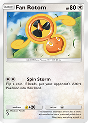 Fan Rotom Space-Time Smackdown Pokemon Pocket Card
