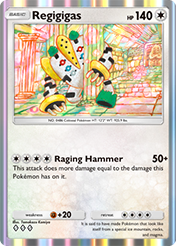 Regigigas Space-Time Smackdown Pokemon Pocket Card