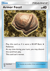 Armor Fossil Space-Time Smackdown Card List
