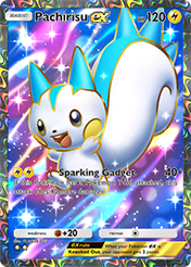 Pachirisu EX Space-Time Smackdown Pokemon Pocket Card