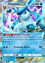 Glaceon EX Deluxe Pack EX Card List