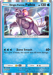 Origin Forme Palkia Triumphant Light Card List
