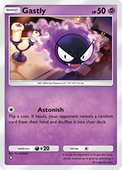 Gastly Triumphant Light Card List