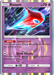 Rotom Triumphant Light Card List