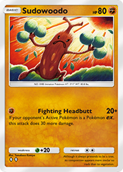 Sudowoodo Deluxe Pack EX Card List