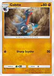 Gabite Deluxe Pack EX Card List