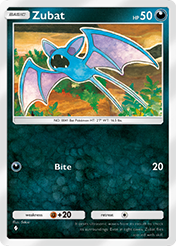 Zubat Deluxe Pack EX Card List