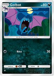 Golbat Deluxe Pack EX Card List