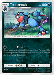 Toxicroak Triumphant Light Pokemon Pocket Card