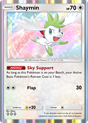 Shaymin Deluxe Pack EX Card List