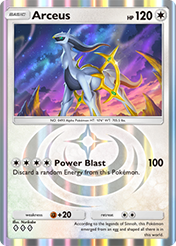 Arceus Triumphant Light Pokemon Pocket Card